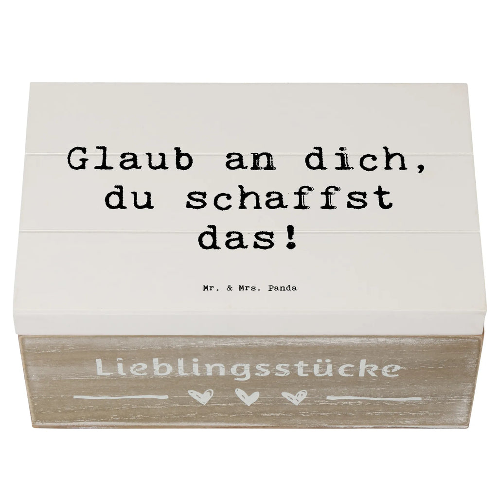 Holzkiste Spruch Schulanfang Glaube Holzkiste, Kiste, Schatzkiste, Truhe, Schatulle, XXL, Erinnerungsbox, Erinnerungskiste, Dekokiste, Aufbewahrungsbox, Geschenkbox, Geschenkdose