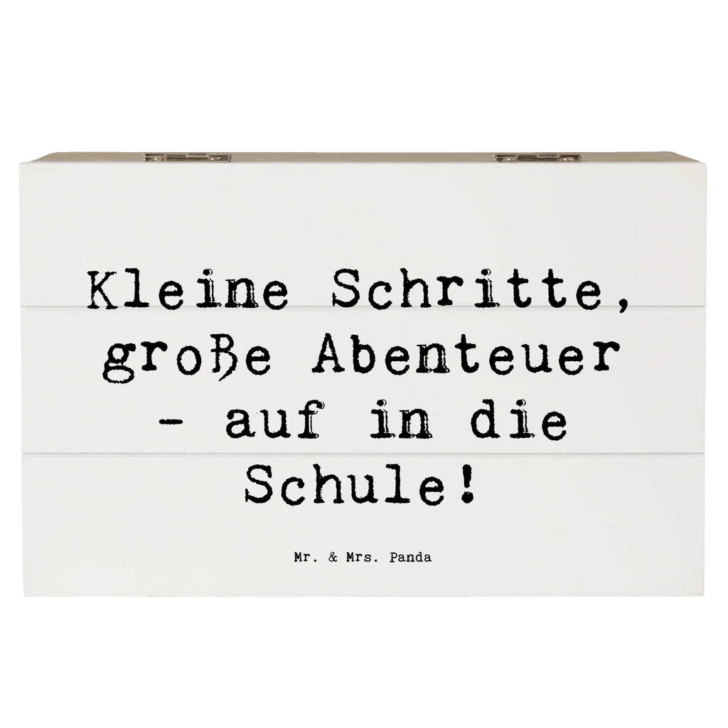 Holzkiste Spruch Schulanfang Abenteuer Holzkiste, Kiste, Schatzkiste, Truhe, Schatulle, XXL, Erinnerungsbox, Erinnerungskiste, Dekokiste, Aufbewahrungsbox, Geschenkbox, Geschenkdose