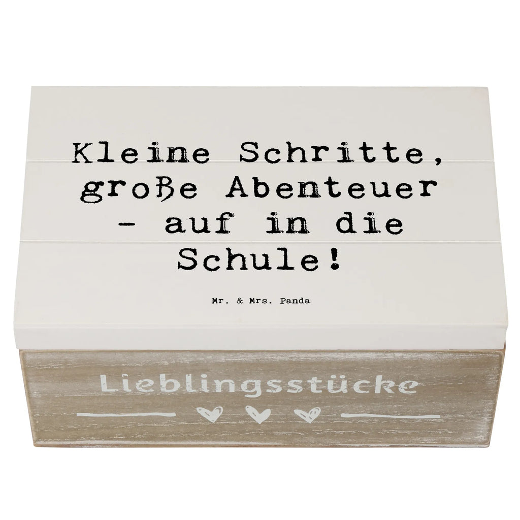 Holzkiste Spruch Schulanfang Abenteuer Holzkiste, Kiste, Schatzkiste, Truhe, Schatulle, XXL, Erinnerungsbox, Erinnerungskiste, Dekokiste, Aufbewahrungsbox, Geschenkbox, Geschenkdose