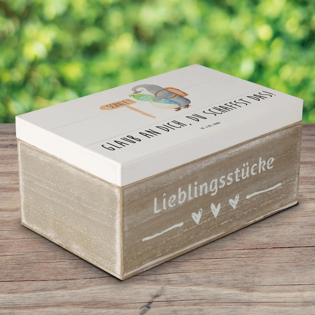 Holzkiste Schulanfang Glaube Holzkiste, Kiste, Schatzkiste, Truhe, Schatulle, XXL, Erinnerungsbox, Erinnerungskiste, Dekokiste, Aufbewahrungsbox, Geschenkbox, Geschenkdose