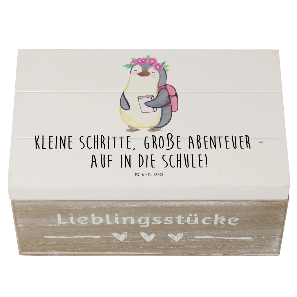 Holzkiste Schulanfang Abenteuer Holzkiste, Kiste, Schatzkiste, Truhe, Schatulle, XXL, Erinnerungsbox, Erinnerungskiste, Dekokiste, Aufbewahrungsbox, Geschenkbox, Geschenkdose