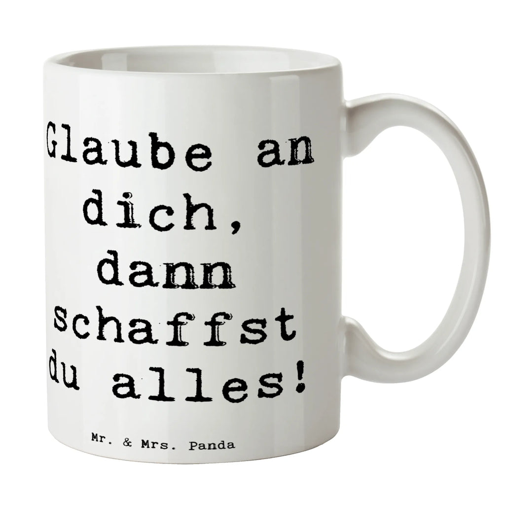 Tasse Spruch Angst überwinden Tasse, Kaffeetasse, Teetasse, Becher, Kaffeebecher, Teebecher, Keramiktasse, Porzellantasse, Büro Tasse, Geschenk Tasse, Tasse Sprüche, Tasse Motive, Kaffeetassen, Tasse bedrucken, Designer Tasse, Cappuccino Tassen, Schöne Teetassen