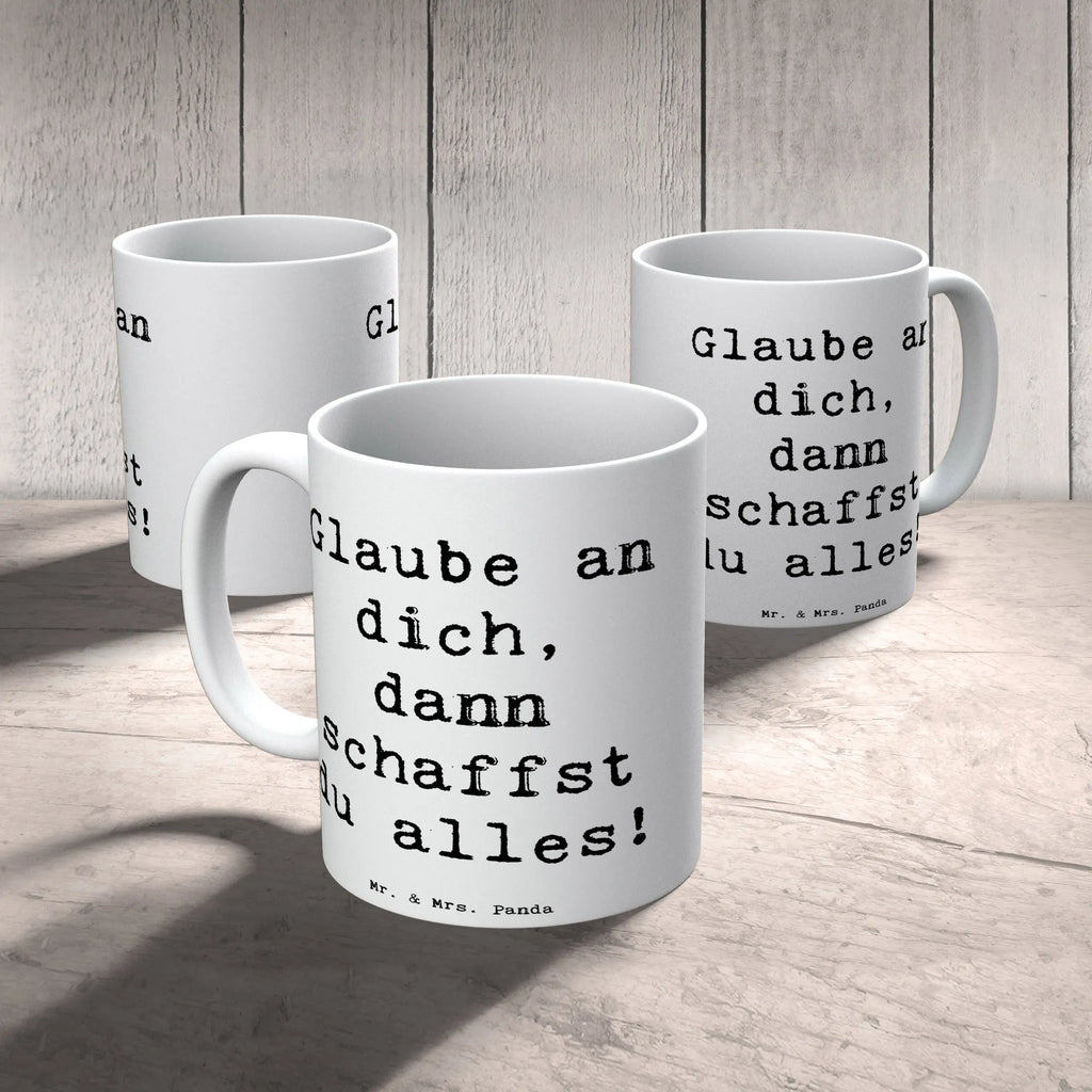 Tasse Spruch Angst überwinden Tasse, Kaffeetasse, Teetasse, Becher, Kaffeebecher, Teebecher, Keramiktasse, Porzellantasse, Büro Tasse, Geschenk Tasse, Tasse Sprüche, Tasse Motive, Kaffeetassen, Tasse bedrucken, Designer Tasse, Cappuccino Tassen, Schöne Teetassen