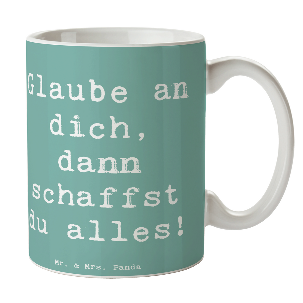 Tasse Spruch Angst überwinden Tasse, Kaffeetasse, Teetasse, Becher, Kaffeebecher, Teebecher, Keramiktasse, Porzellantasse, Büro Tasse, Geschenk Tasse, Tasse Sprüche, Tasse Motive, Kaffeetassen, Tasse bedrucken, Designer Tasse, Cappuccino Tassen, Schöne Teetassen