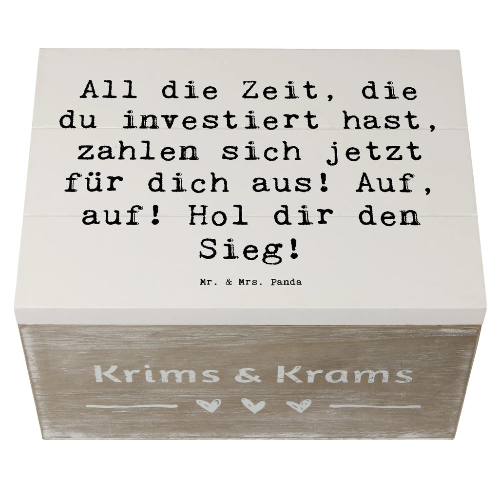 Holzkiste Spruch Sportliche Wettkämpfe Erfolg Holzkiste, Kiste, Schatzkiste, Truhe, Schatulle, XXL, Erinnerungsbox, Erinnerungskiste, Dekokiste, Aufbewahrungsbox, Geschenkbox, Geschenkdose