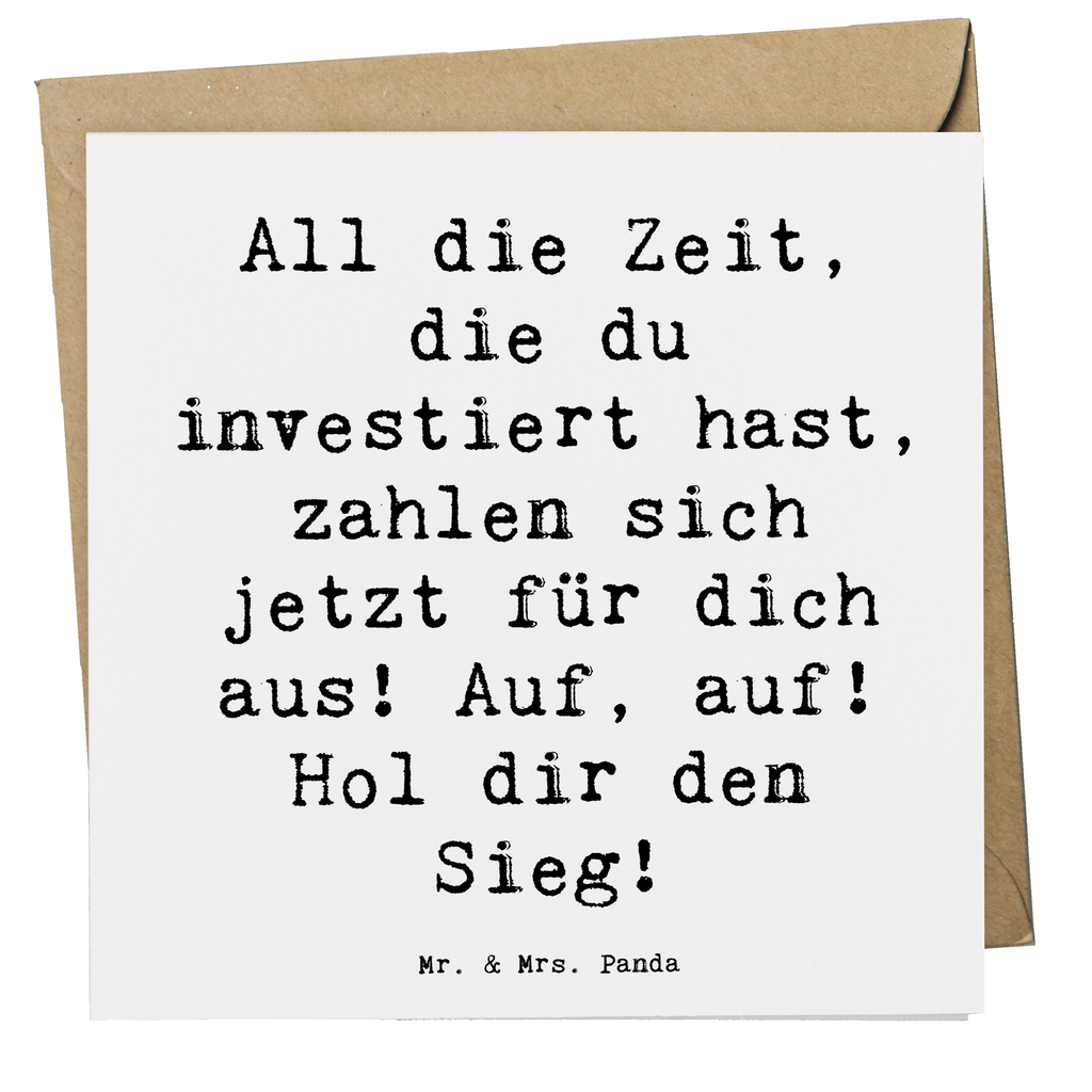 Deluxe Karte Spruch Sportliche Wettkämpfe Erfolg Karte, Grußkarte, Klappkarte, Einladungskarte, Glückwunschkarte, Hochzeitskarte, Geburtstagskarte, Hochwertige Grußkarte, Hochwertige Klappkarte