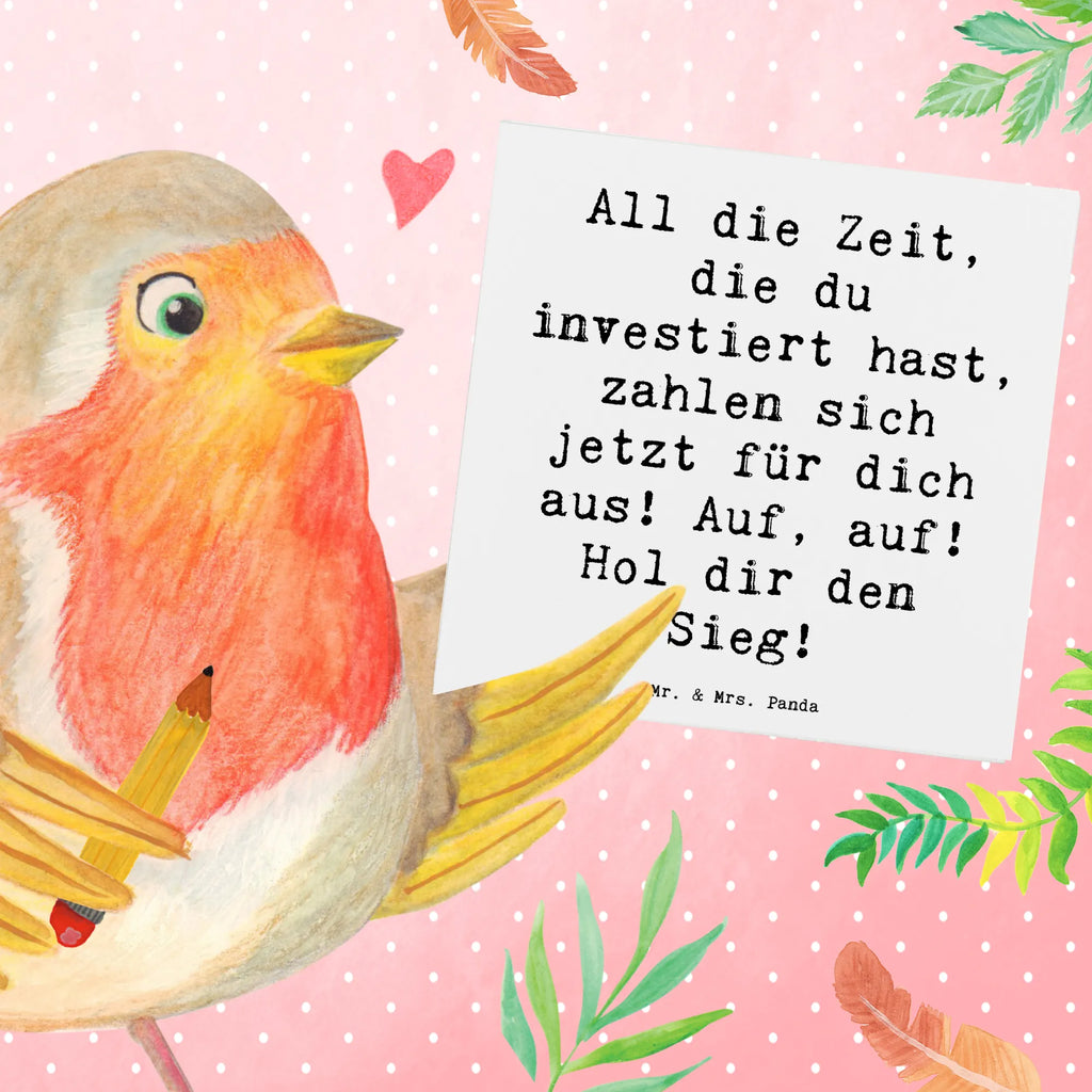 Deluxe Karte Spruch Sportliche Wettkämpfe Erfolg Karte, Grußkarte, Klappkarte, Einladungskarte, Glückwunschkarte, Hochzeitskarte, Geburtstagskarte, Hochwertige Grußkarte, Hochwertige Klappkarte