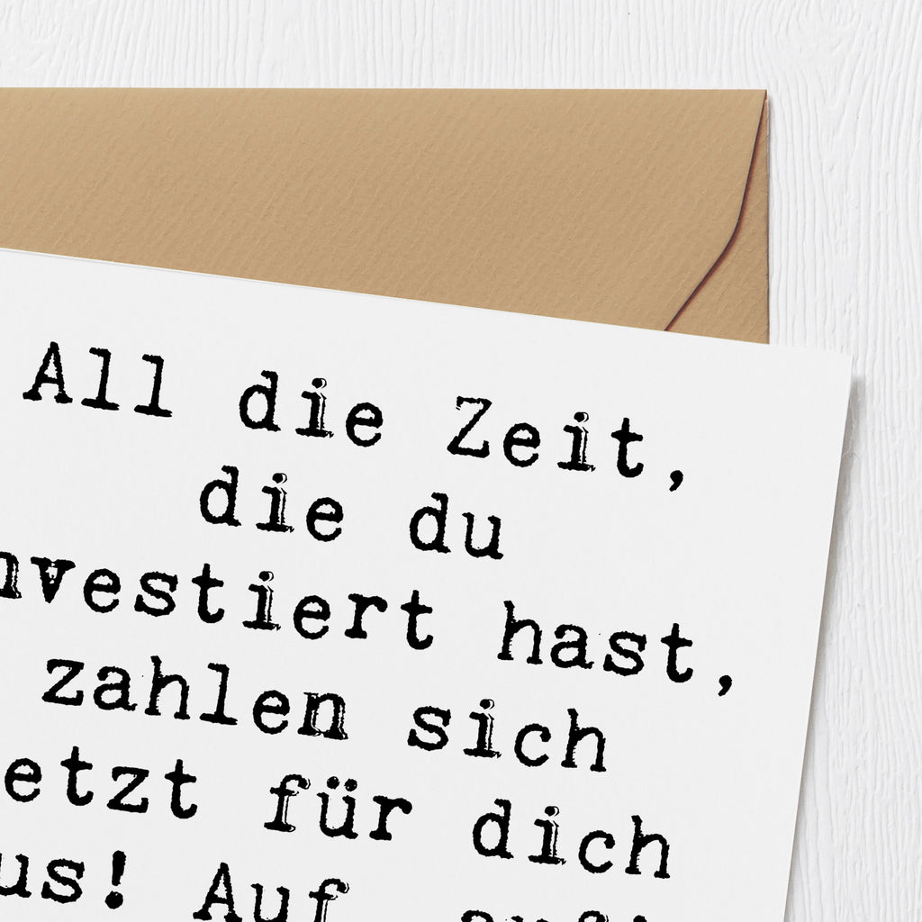 Deluxe Karte Spruch Sportliche Wettkämpfe Erfolg Karte, Grußkarte, Klappkarte, Einladungskarte, Glückwunschkarte, Hochzeitskarte, Geburtstagskarte, Hochwertige Grußkarte, Hochwertige Klappkarte