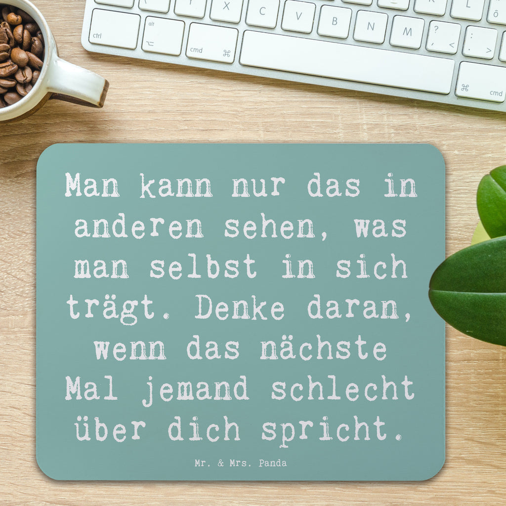 Mauspad Spruch Mobbing bewältigen Spiegelbild Mousepad, Computer zubehör, Büroausstattung, PC Zubehör, Arbeitszimmer, Mauspad, Einzigartiges Mauspad, Designer Mauspad, Mausunterlage, Mauspad Büro