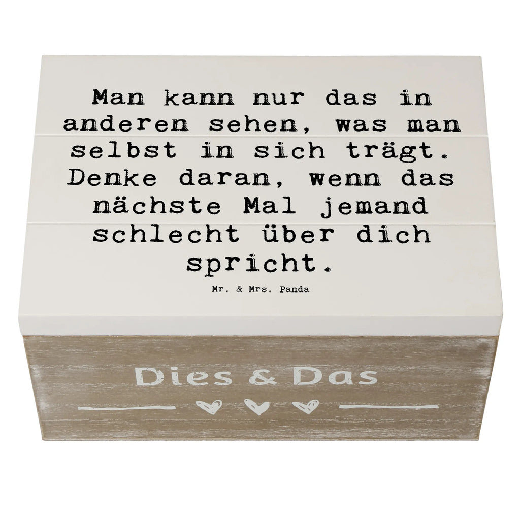 Holzkiste Spruch Mobbing bewältigen Spiegelbild Holzkiste, Kiste, Schatzkiste, Truhe, Schatulle, XXL, Erinnerungsbox, Erinnerungskiste, Dekokiste, Aufbewahrungsbox, Geschenkbox, Geschenkdose