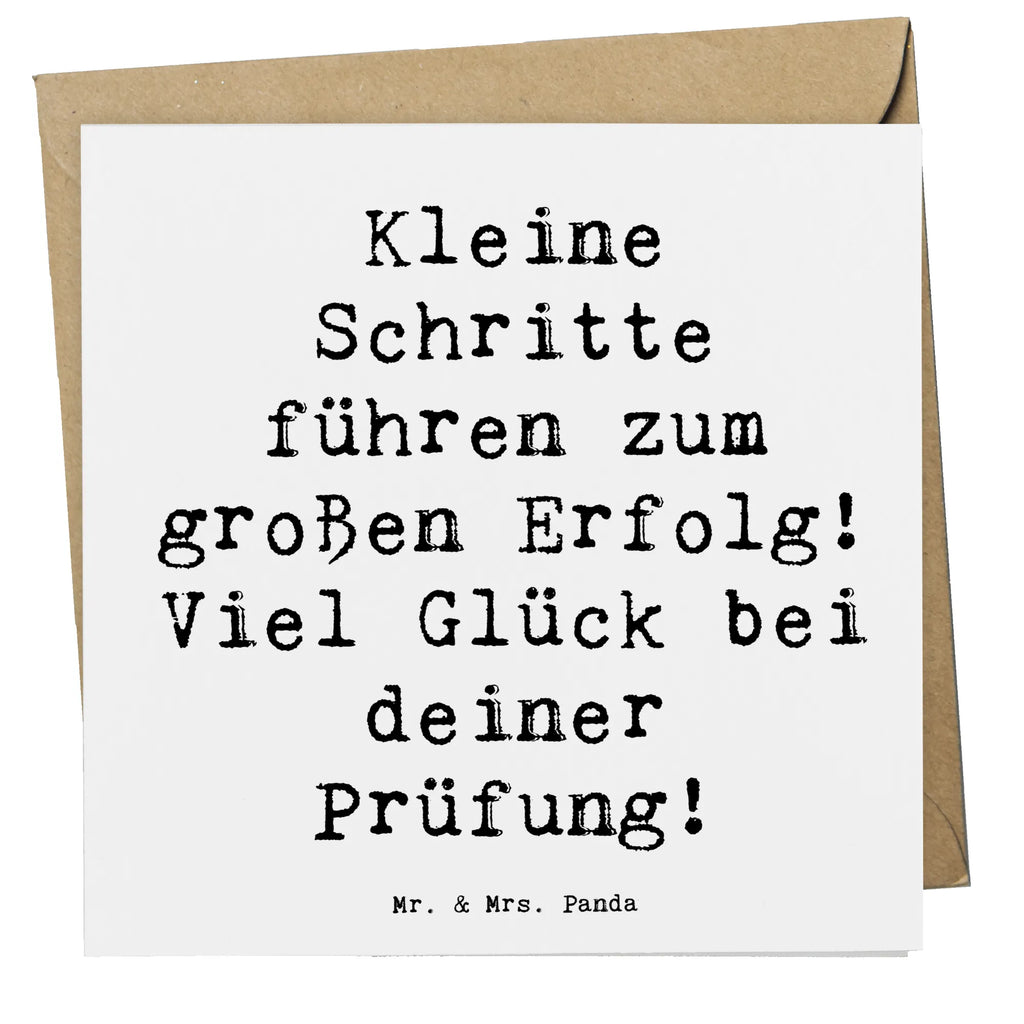 Deluxe Karte Spruch Prüfungen bestehen Karte, Grußkarte, Klappkarte, Einladungskarte, Glückwunschkarte, Hochzeitskarte, Geburtstagskarte, Hochwertige Grußkarte, Hochwertige Klappkarte