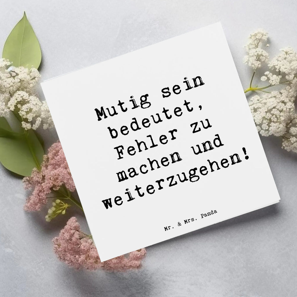 Deluxe Karte Spruch Fehler machen Lernen Karte, Grußkarte, Klappkarte, Einladungskarte, Glückwunschkarte, Hochzeitskarte, Geburtstagskarte, Hochwertige Grußkarte, Hochwertige Klappkarte