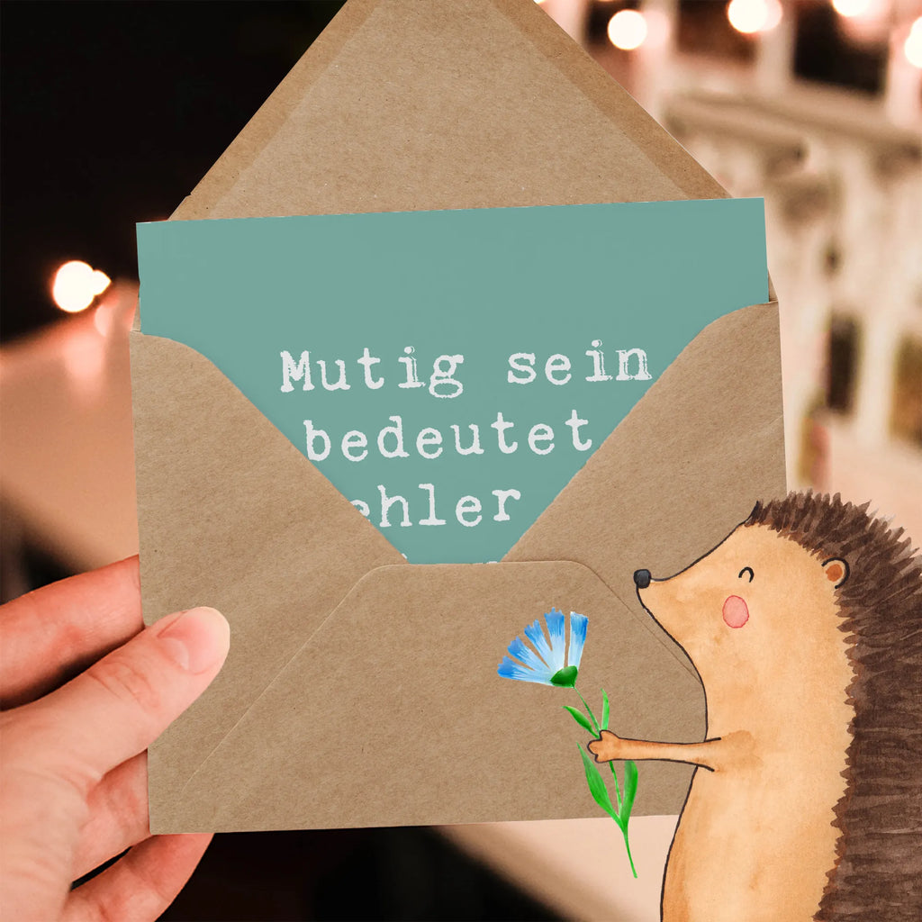 Deluxe Karte Spruch Fehler machen Lernen Karte, Grußkarte, Klappkarte, Einladungskarte, Glückwunschkarte, Hochzeitskarte, Geburtstagskarte, Hochwertige Grußkarte, Hochwertige Klappkarte