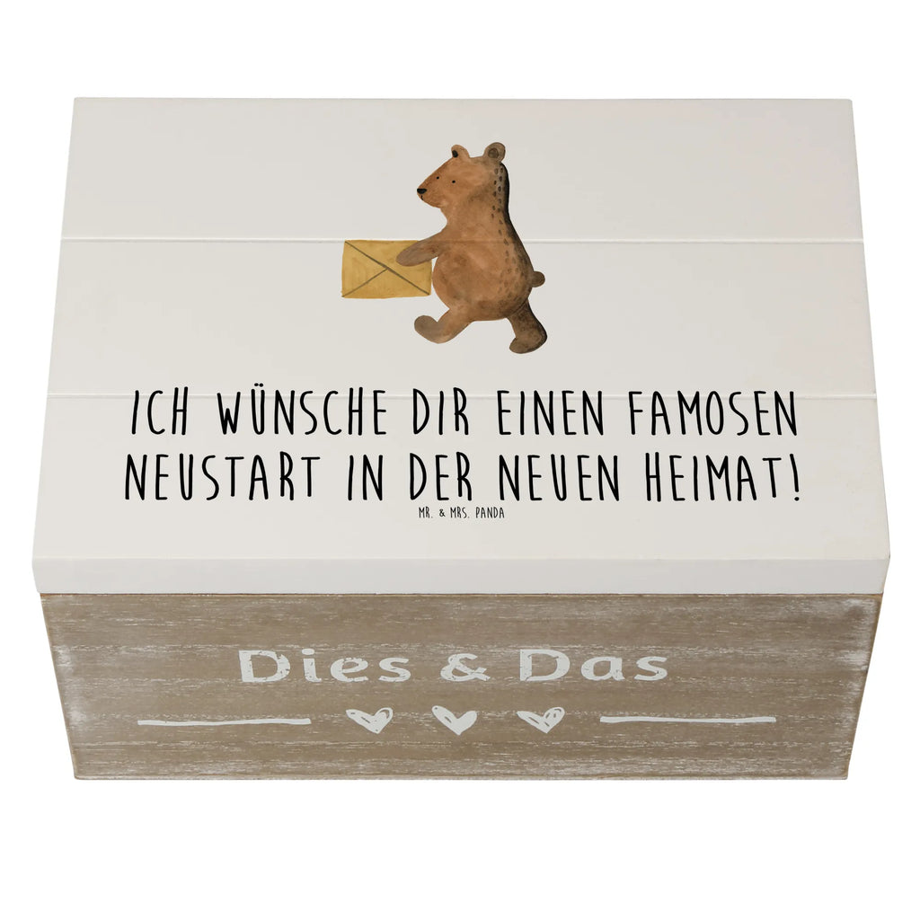 Holzkiste Neustart Umzug Holzkiste, Kiste, Schatzkiste, Truhe, Schatulle, XXL, Erinnerungsbox, Erinnerungskiste, Dekokiste, Aufbewahrungsbox, Geschenkbox, Geschenkdose