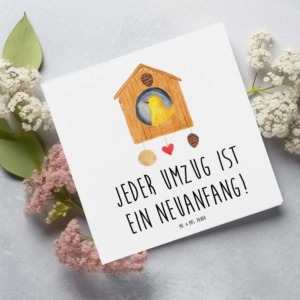 Deluxe Karte Umzug Neuanfang Karte, Grußkarte, Klappkarte, Einladungskarte, Glückwunschkarte, Hochzeitskarte, Geburtstagskarte, Hochwertige Grußkarte, Hochwertige Klappkarte