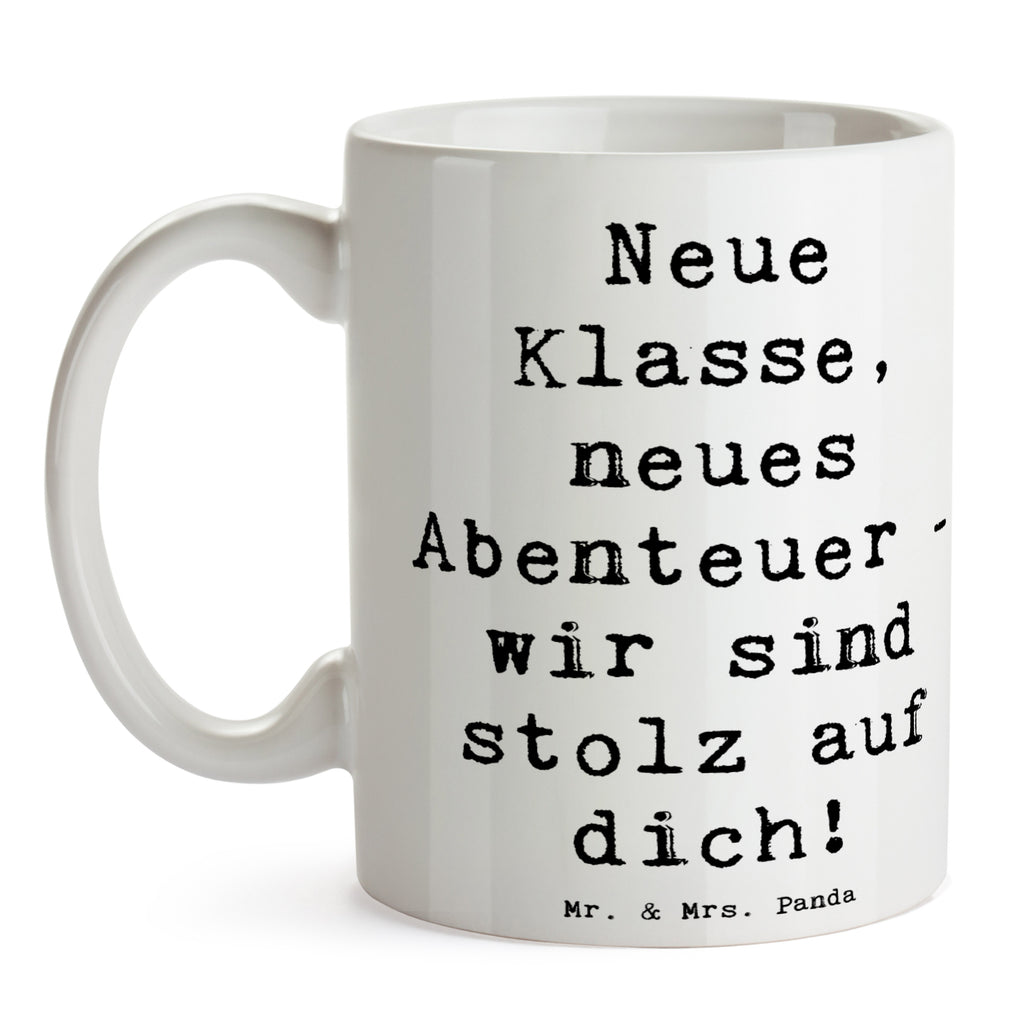 Tasse Spruch Erster Schultag Abenteuer Tasse, Kaffeetasse, Teetasse, Becher, Kaffeebecher, Teebecher, Keramiktasse, Porzellantasse, Büro Tasse, Geschenk Tasse, Tasse Sprüche, Tasse Motive, Kaffeetassen, Tasse bedrucken, Designer Tasse, Cappuccino Tassen, Schöne Teetassen