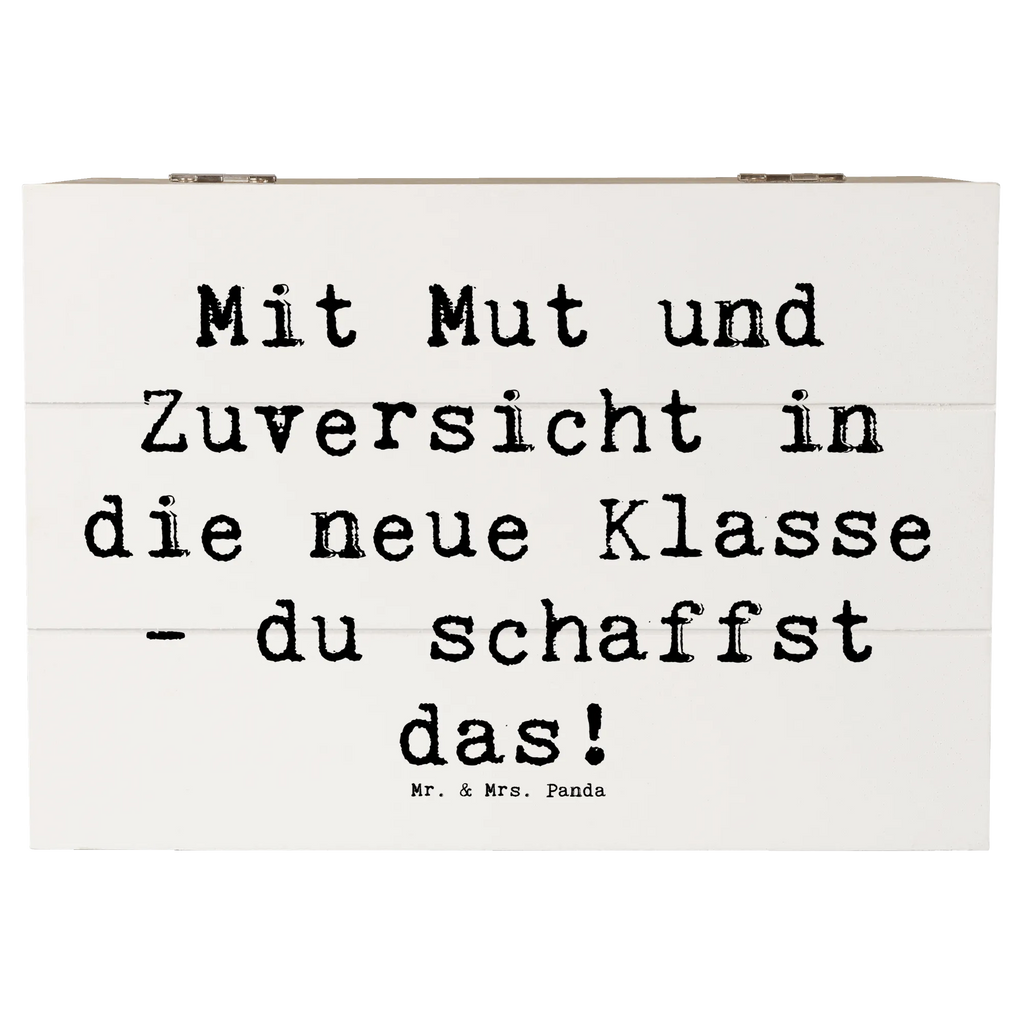 Holzkiste Spruch Erster Schultag Mut und Zuversicht Holzkiste, Kiste, Schatzkiste, Truhe, Schatulle, XXL, Erinnerungsbox, Erinnerungskiste, Dekokiste, Aufbewahrungsbox, Geschenkbox, Geschenkdose