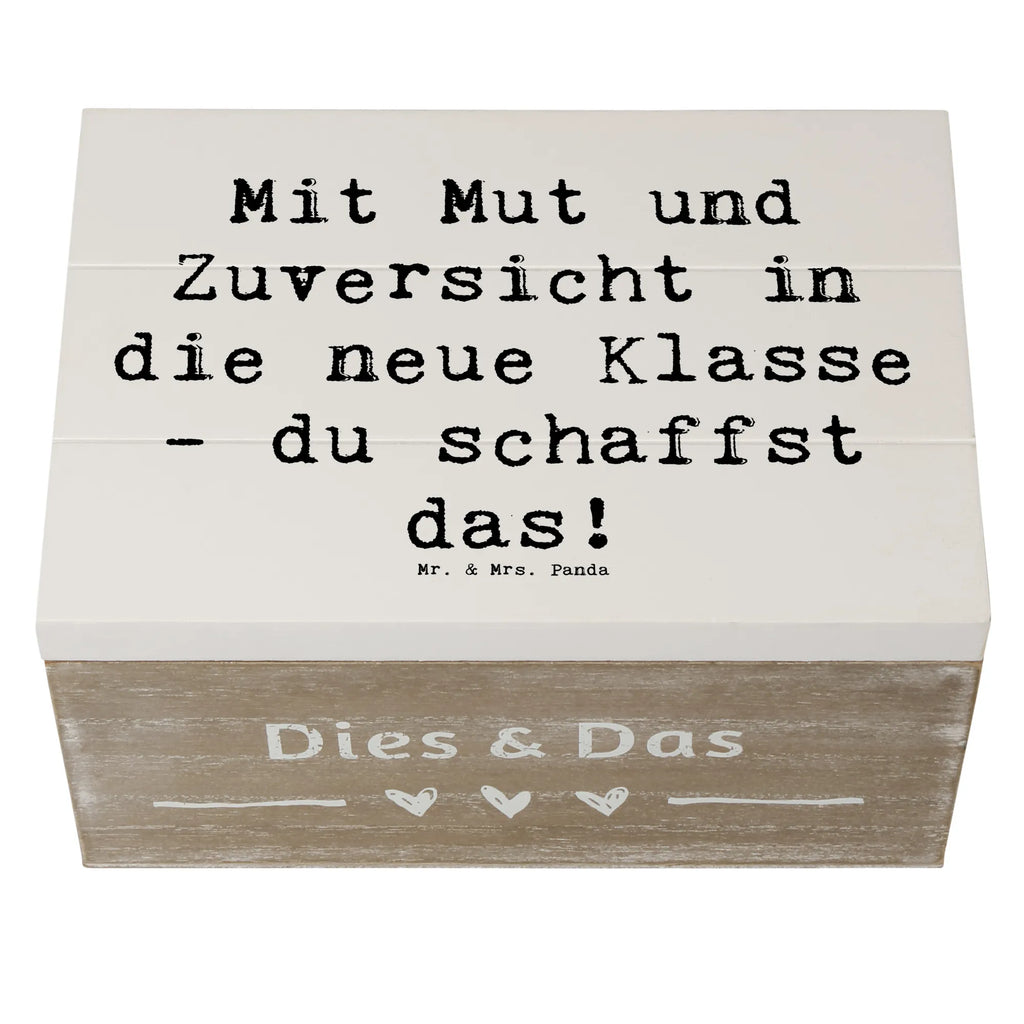 Holzkiste Spruch Erster Schultag Mut und Zuversicht Holzkiste, Kiste, Schatzkiste, Truhe, Schatulle, XXL, Erinnerungsbox, Erinnerungskiste, Dekokiste, Aufbewahrungsbox, Geschenkbox, Geschenkdose