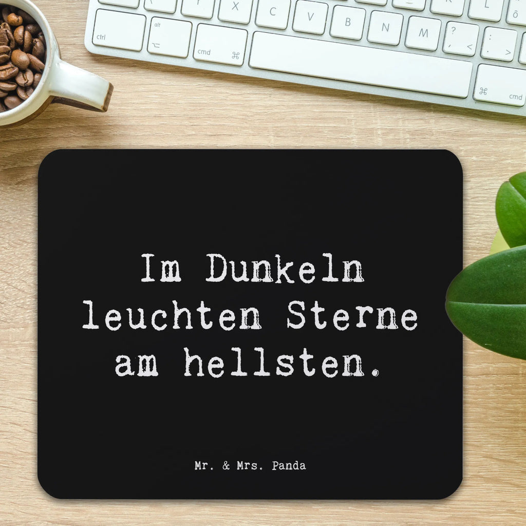 Mauspad Spruch Angst vor Dunkelheit überwinden Mousepad, Computer zubehör, Büroausstattung, PC Zubehör, Arbeitszimmer, Mauspad, Einzigartiges Mauspad, Designer Mauspad, Mausunterlage, Mauspad Büro