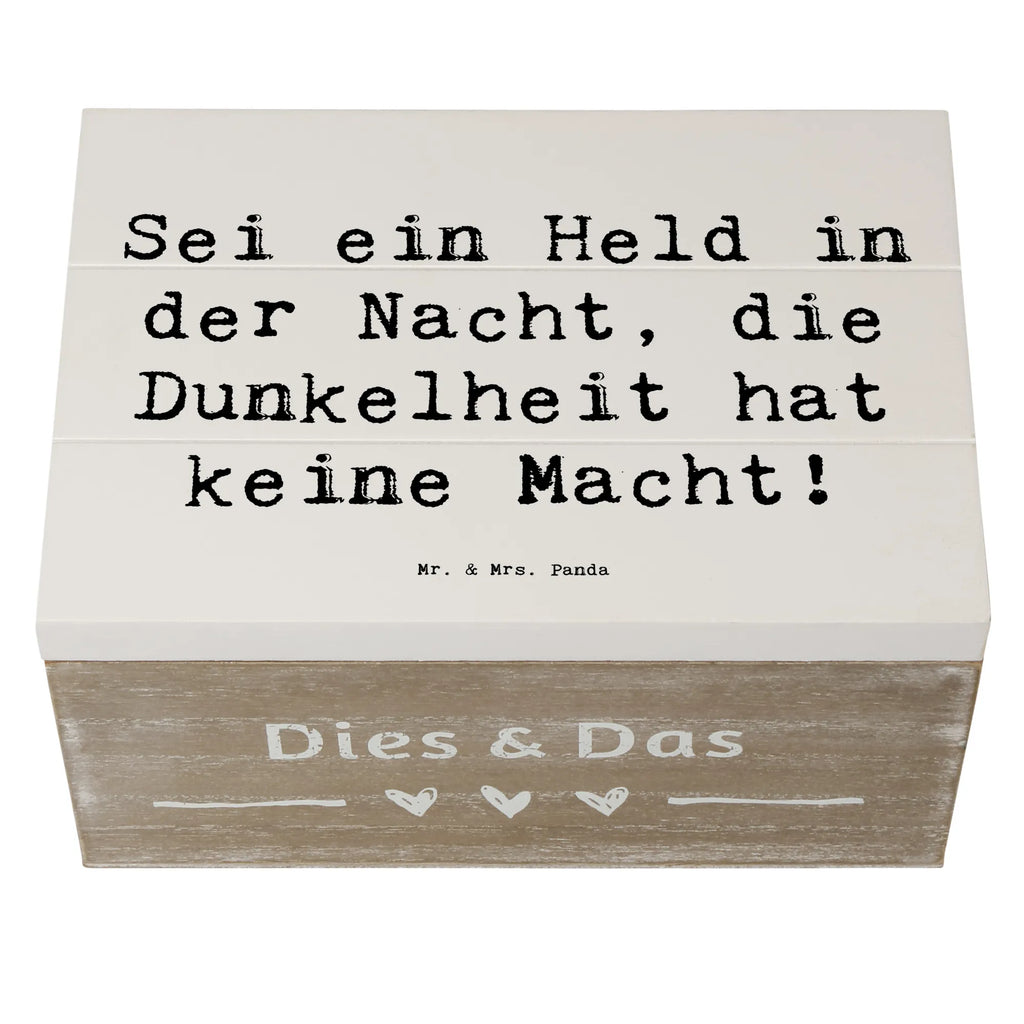 Holzkiste Spruch Angst vor Dunkelheit überwinden Holzkiste, Kiste, Schatzkiste, Truhe, Schatulle, XXL, Erinnerungsbox, Erinnerungskiste, Dekokiste, Aufbewahrungsbox, Geschenkbox, Geschenkdose