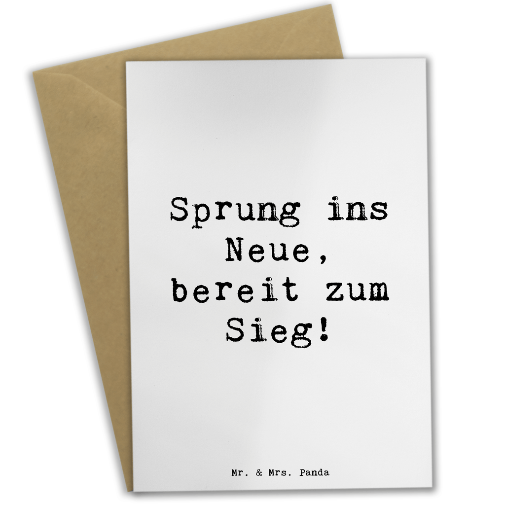 Grußkarte Spruch Sich in einer neuen Sportart versuchen Grußkarte, Klappkarte, Einladungskarte, Glückwunschkarte, Hochzeitskarte, Geburtstagskarte, Karte, Ansichtskarten