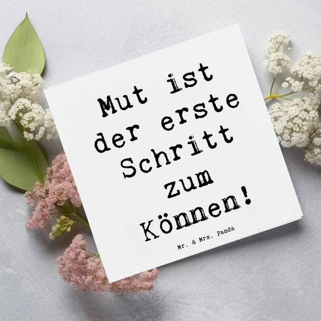 Deluxe Karte Spruch Sich in einer neuen Sportart versuchen Karte, Grußkarte, Klappkarte, Einladungskarte, Glückwunschkarte, Hochzeitskarte, Geburtstagskarte, Hochwertige Grußkarte, Hochwertige Klappkarte