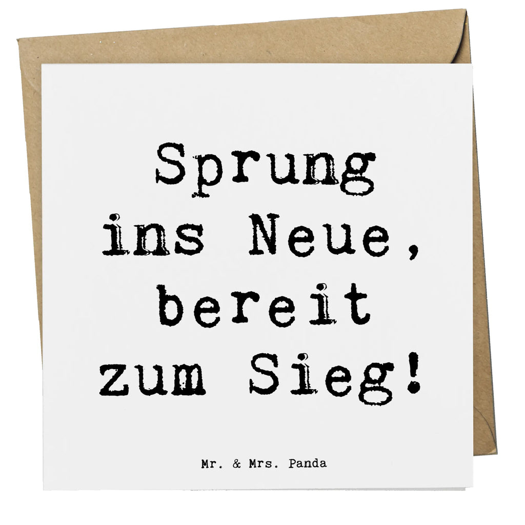 Deluxe Karte Spruch Sich in einer neuen Sportart versuchen Karte, Grußkarte, Klappkarte, Einladungskarte, Glückwunschkarte, Hochzeitskarte, Geburtstagskarte, Hochwertige Grußkarte, Hochwertige Klappkarte