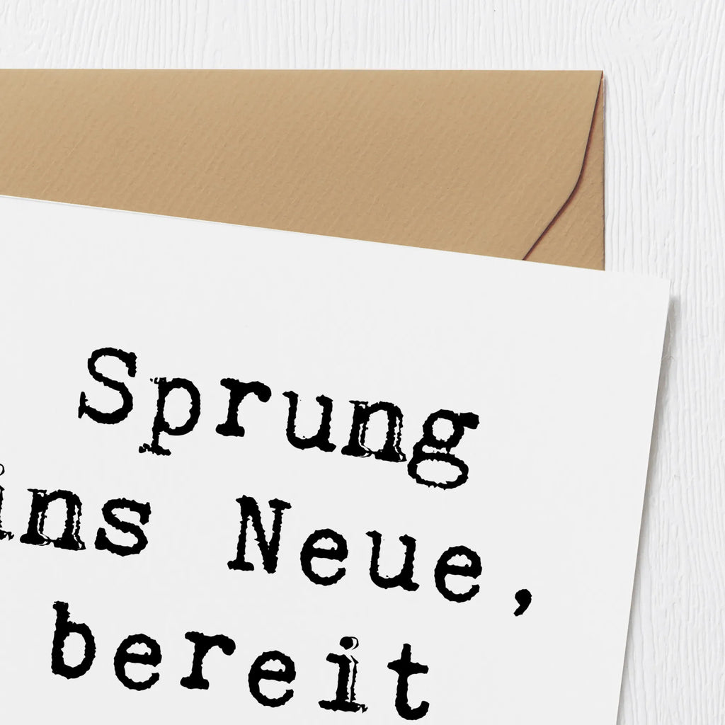 Deluxe Karte Spruch Sich in einer neuen Sportart versuchen Karte, Grußkarte, Klappkarte, Einladungskarte, Glückwunschkarte, Hochzeitskarte, Geburtstagskarte, Hochwertige Grußkarte, Hochwertige Klappkarte