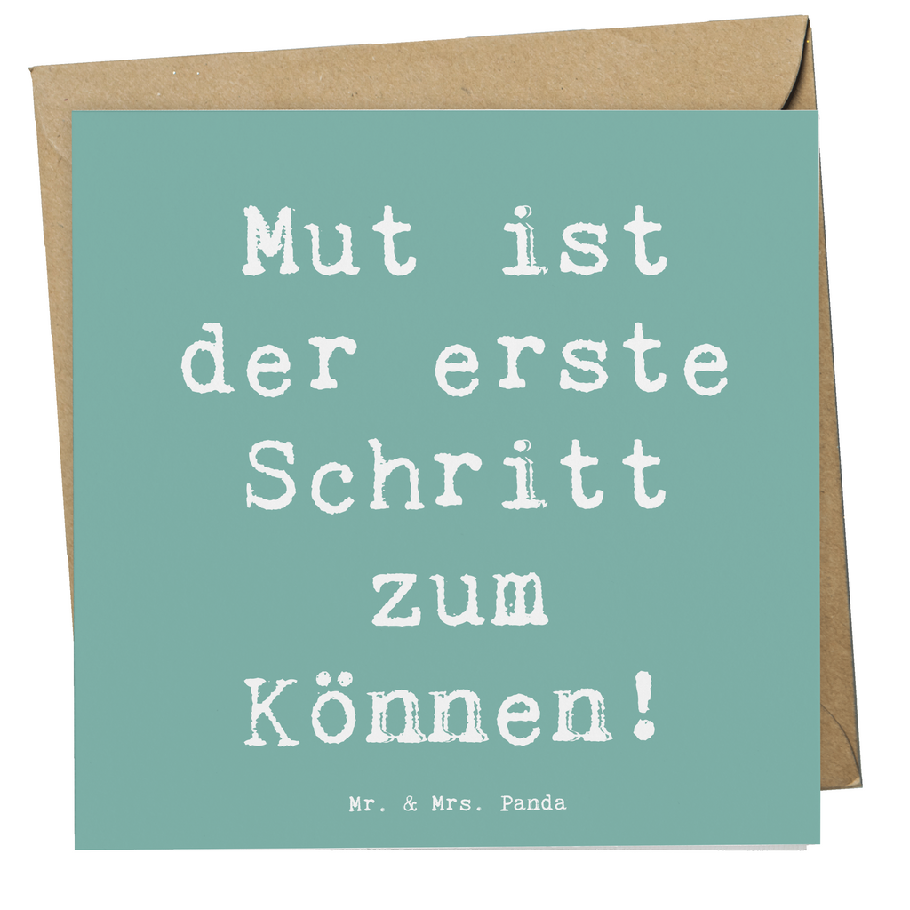 Deluxe Karte Spruch Sich in einer neuen Sportart versuchen Karte, Grußkarte, Klappkarte, Einladungskarte, Glückwunschkarte, Hochzeitskarte, Geburtstagskarte, Hochwertige Grußkarte, Hochwertige Klappkarte