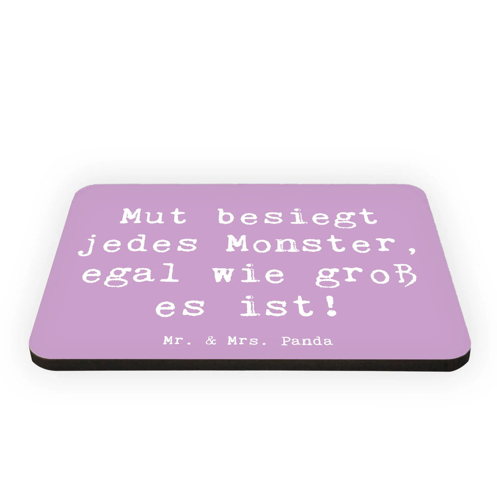 Magnet Spruch Ängste vor Monstern besiegen Kühlschrankmagnet, Pinnwandmagnet, Souvenir Magnet, Motivmagnete, Dekomagnet, Whiteboard Magnet, Notiz Magnet, Kühlschrank Dekoration