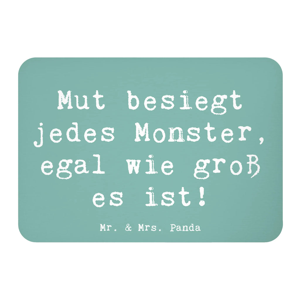 Magnet Spruch Ängste vor Monstern besiegen Kühlschrankmagnet, Pinnwandmagnet, Souvenir Magnet, Motivmagnete, Dekomagnet, Whiteboard Magnet, Notiz Magnet, Kühlschrank Dekoration