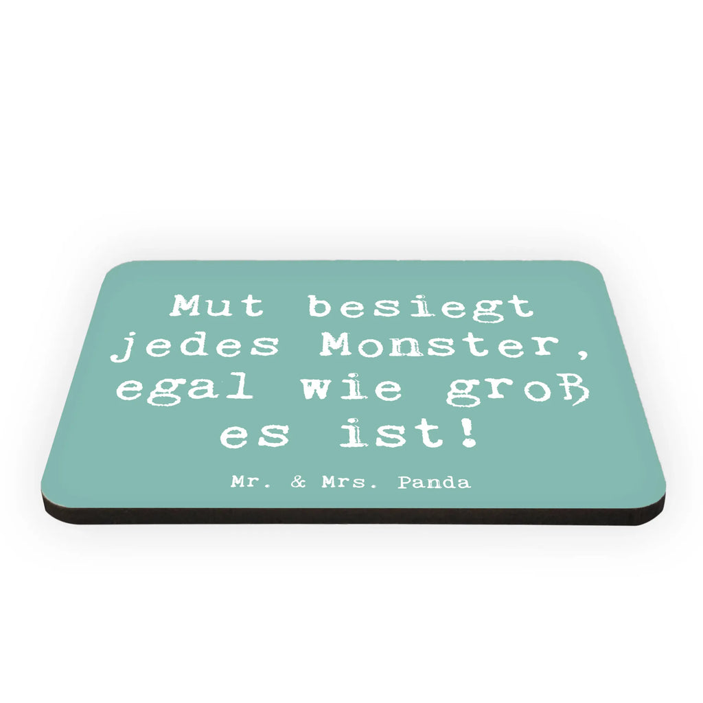 Magnet Spruch Ängste vor Monstern besiegen Kühlschrankmagnet, Pinnwandmagnet, Souvenir Magnet, Motivmagnete, Dekomagnet, Whiteboard Magnet, Notiz Magnet, Kühlschrank Dekoration