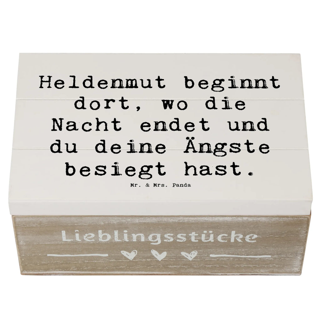 Holzkiste Spruch Ängste vor Monstern besiegen Holzkiste, Kiste, Schatzkiste, Truhe, Schatulle, XXL, Erinnerungsbox, Erinnerungskiste, Dekokiste, Aufbewahrungsbox, Geschenkbox, Geschenkdose