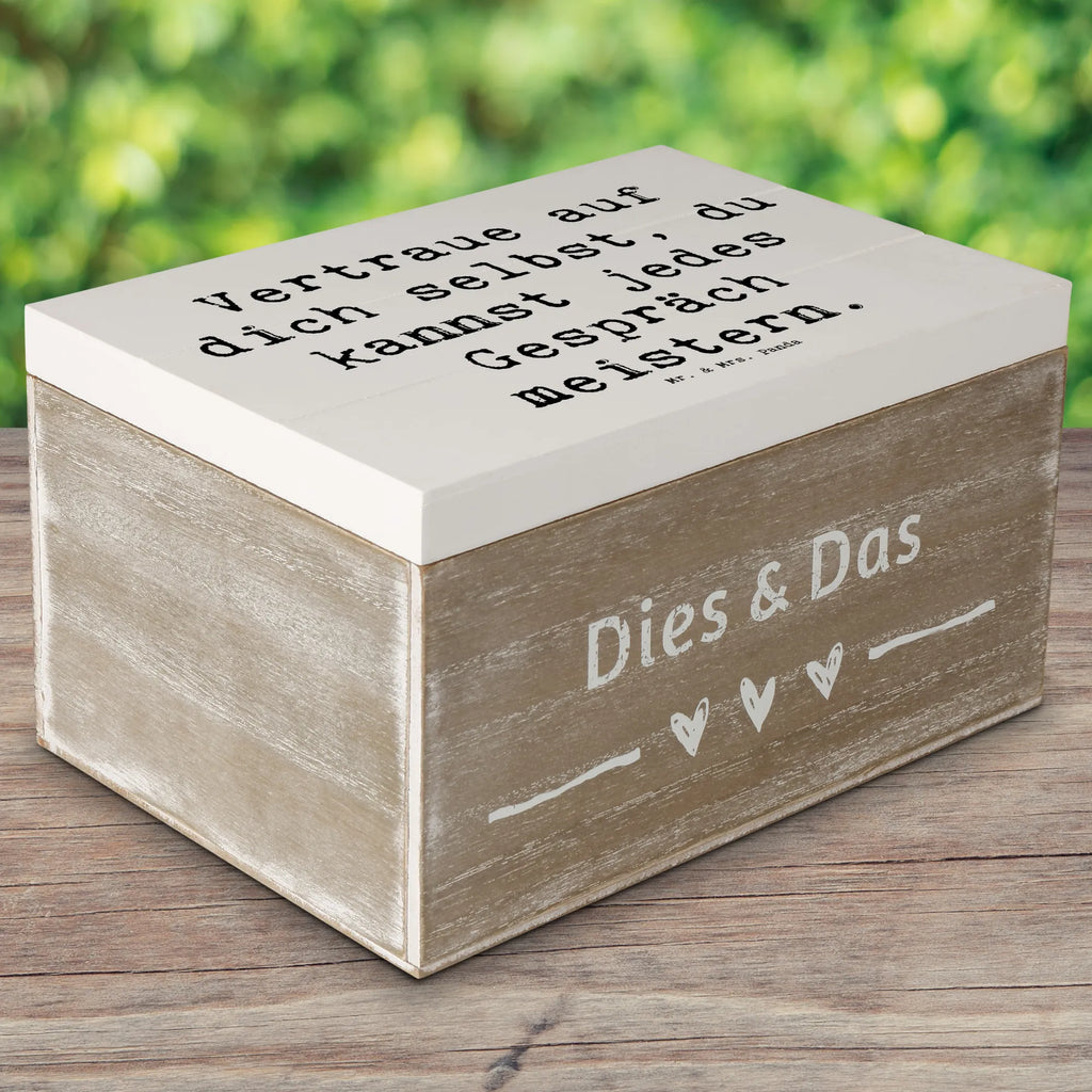 Holzkiste Spruch Ein schwieriges Gespräch führen Holzkiste, Kiste, Schatzkiste, Truhe, Schatulle, XXL, Erinnerungsbox, Erinnerungskiste, Dekokiste, Aufbewahrungsbox, Geschenkbox, Geschenkdose