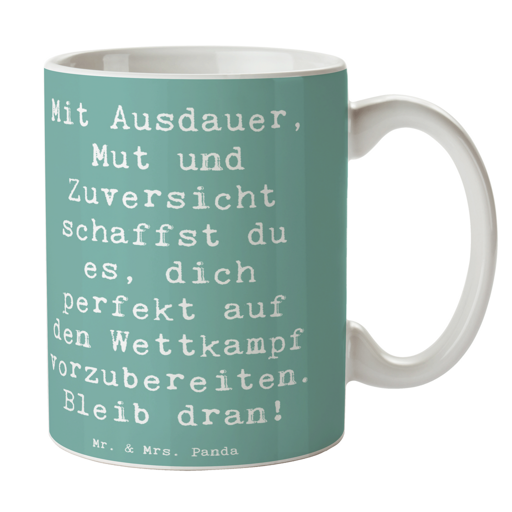 Tasse Spruch Wettkampfvorbereitung meistern Tasse, Kaffeetasse, Teetasse, Becher, Kaffeebecher, Teebecher, Keramiktasse, Porzellantasse, Büro Tasse, Geschenk Tasse, Tasse Sprüche, Tasse Motive, Kaffeetassen, Tasse bedrucken, Designer Tasse, Cappuccino Tassen, Schöne Teetassen