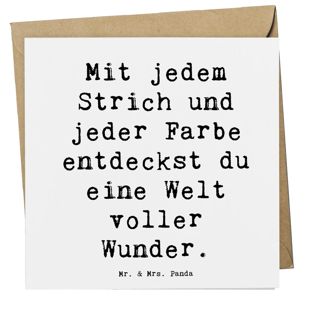 Deluxe Karte Spruch Die Freude an der Kreativität entdecken Karte, Grußkarte, Klappkarte, Einladungskarte, Glückwunschkarte, Hochzeitskarte, Geburtstagskarte, Hochwertige Grußkarte, Hochwertige Klappkarte