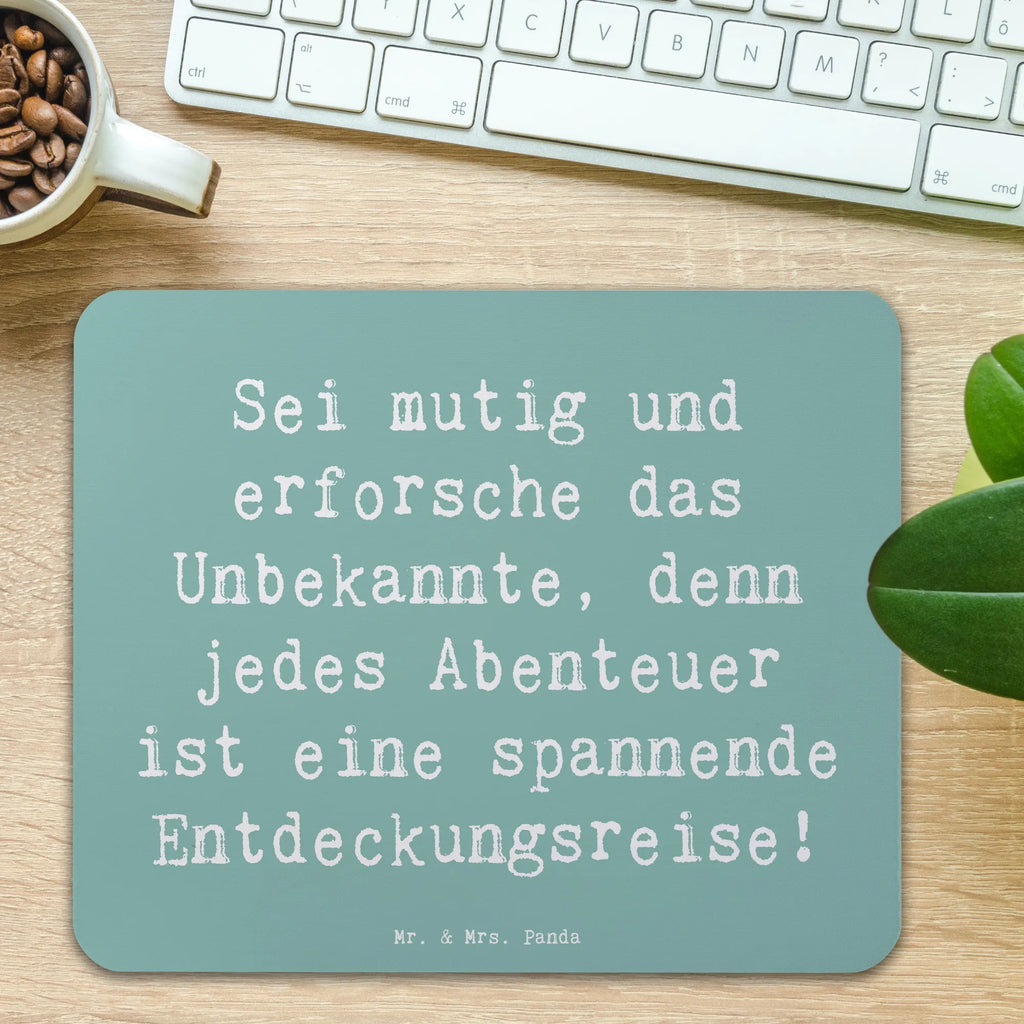 Mauspad Spruch Unbekannte Orte erkunden Mousepad, Computer zubehör, Büroausstattung, PC Zubehör, Arbeitszimmer, Mauspad, Einzigartiges Mauspad, Designer Mauspad, Mausunterlage, Mauspad Büro