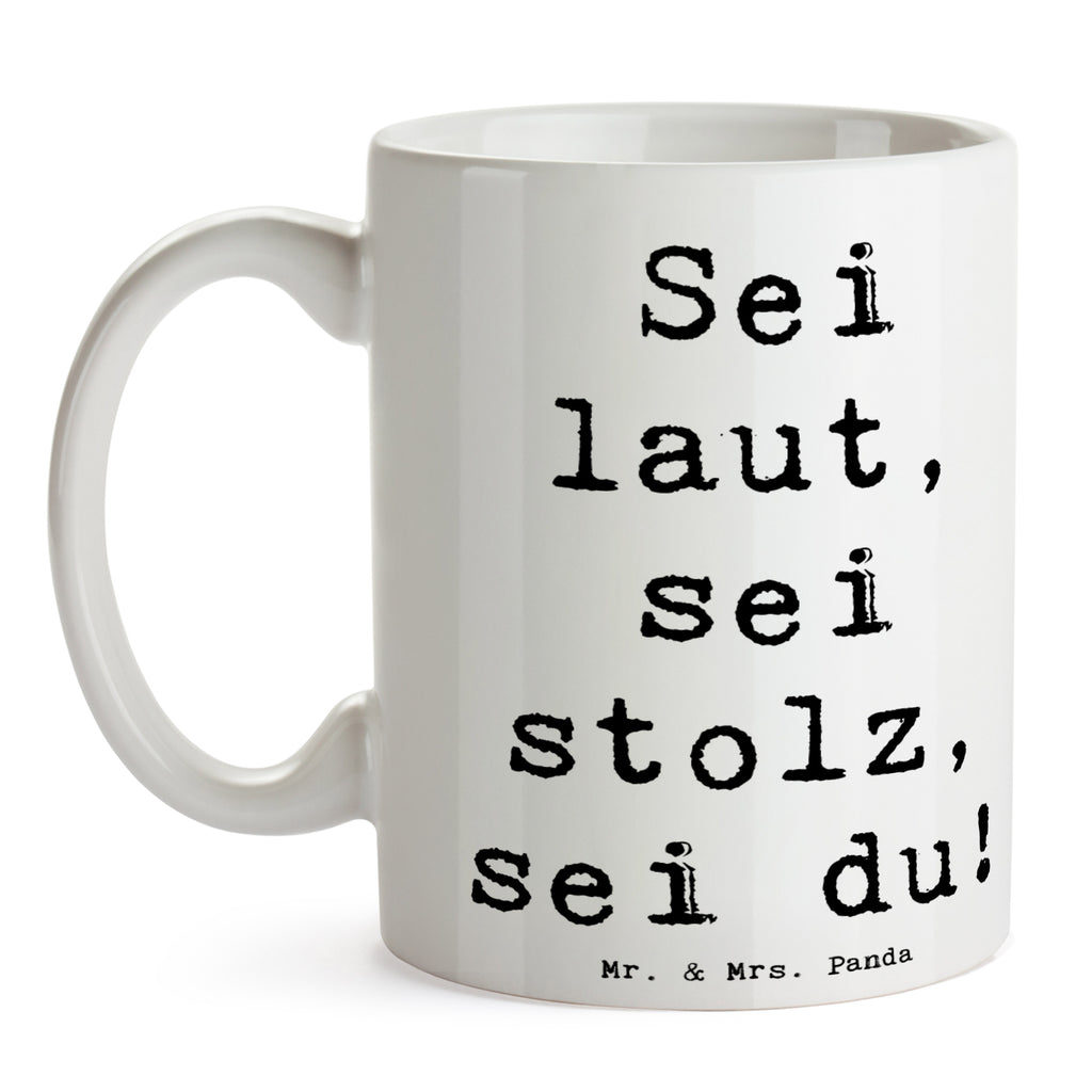 Tasse Spruch Sei du Mutig Tasse, Kaffeetasse, Teetasse, Becher, Kaffeebecher, Teebecher, Keramiktasse, Porzellantasse, Büro Tasse, Geschenk Tasse, Tasse Sprüche, Tasse Motive, Kaffeetassen, Tasse bedrucken, Designer Tasse, Cappuccino Tassen, Schöne Teetassen