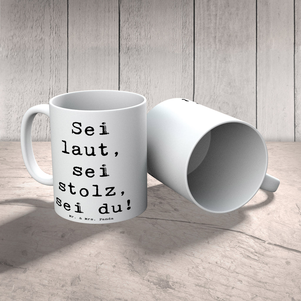 Tasse Spruch Sei du Mutig Tasse, Kaffeetasse, Teetasse, Becher, Kaffeebecher, Teebecher, Keramiktasse, Porzellantasse, Büro Tasse, Geschenk Tasse, Tasse Sprüche, Tasse Motive, Kaffeetassen, Tasse bedrucken, Designer Tasse, Cappuccino Tassen, Schöne Teetassen