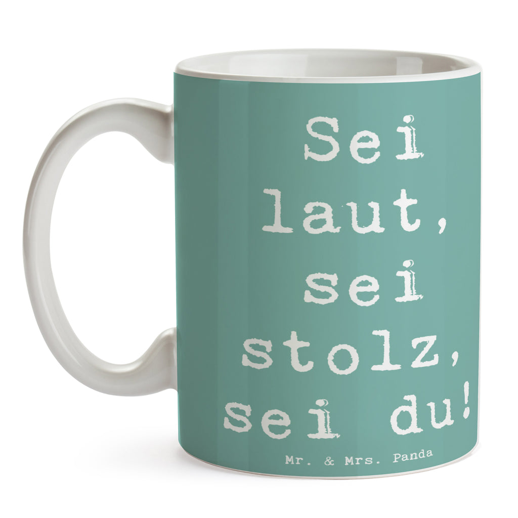 Tasse Spruch Sei du Mutig Tasse, Kaffeetasse, Teetasse, Becher, Kaffeebecher, Teebecher, Keramiktasse, Porzellantasse, Büro Tasse, Geschenk Tasse, Tasse Sprüche, Tasse Motive, Kaffeetassen, Tasse bedrucken, Designer Tasse, Cappuccino Tassen, Schöne Teetassen