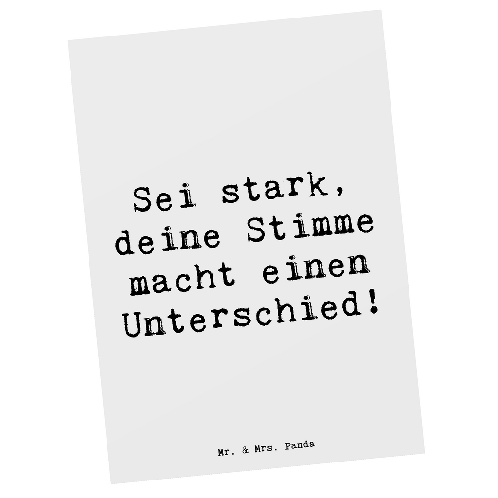 Postkarte Spruch Deine Stimme zählt Postkarte, Karte, Geschenkkarte, Grußkarte, Einladung, Ansichtskarte, Geburtstagskarte, Einladungskarte, Dankeskarte, Ansichtskarten, Einladung Geburtstag, Einladungskarten Geburtstag