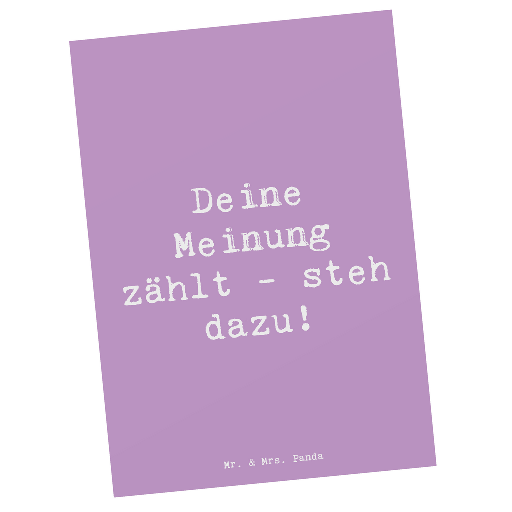 Postkarte Spruch Mutig zu Meinungen Postkarte, Karte, Geschenkkarte, Grußkarte, Einladung, Ansichtskarte, Geburtstagskarte, Einladungskarte, Dankeskarte, Ansichtskarten, Einladung Geburtstag, Einladungskarten Geburtstag