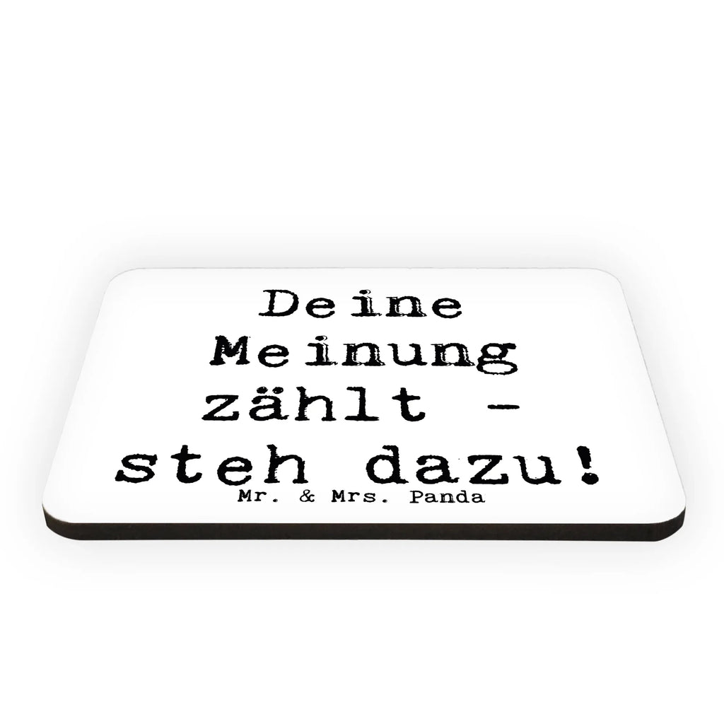 Magnet Spruch Mutig zu Meinungen Kühlschrankmagnet, Pinnwandmagnet, Souvenir Magnet, Motivmagnete, Dekomagnet, Whiteboard Magnet, Notiz Magnet, Kühlschrank Dekoration