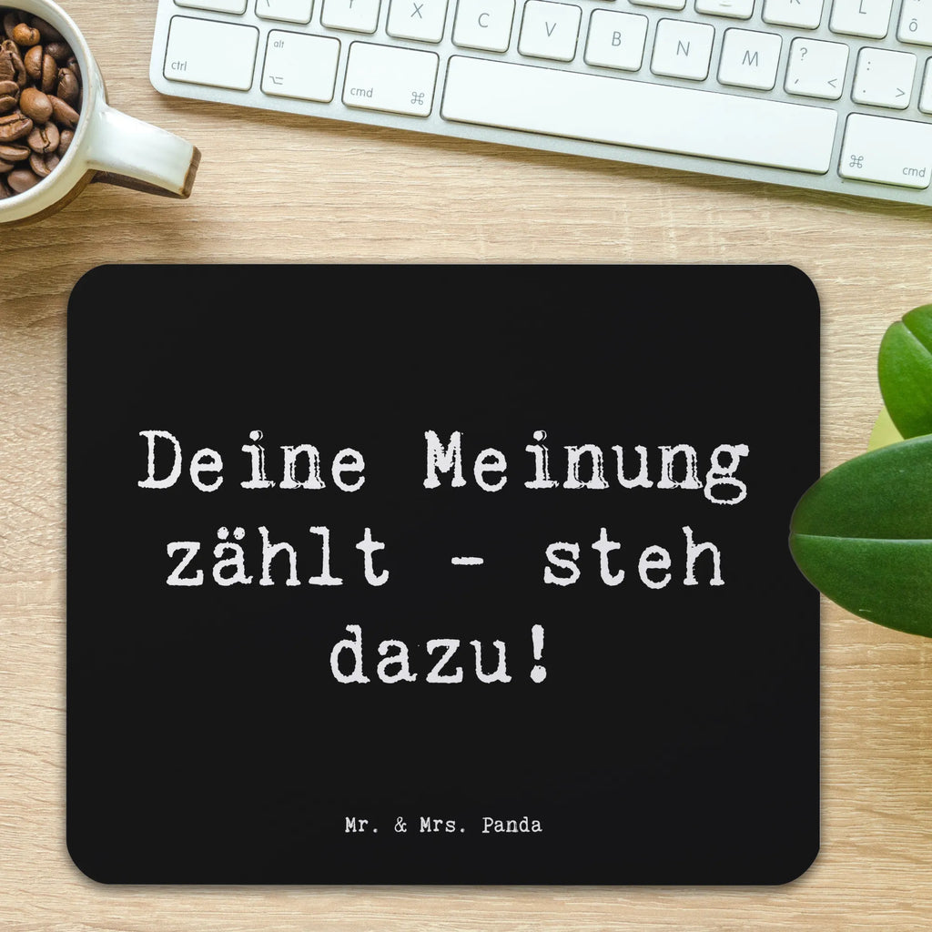 Mauspad Spruch Mutig zu Meinungen Mousepad, Computer zubehör, Büroausstattung, PC Zubehör, Arbeitszimmer, Mauspad, Einzigartiges Mauspad, Designer Mauspad, Mausunterlage, Mauspad Büro