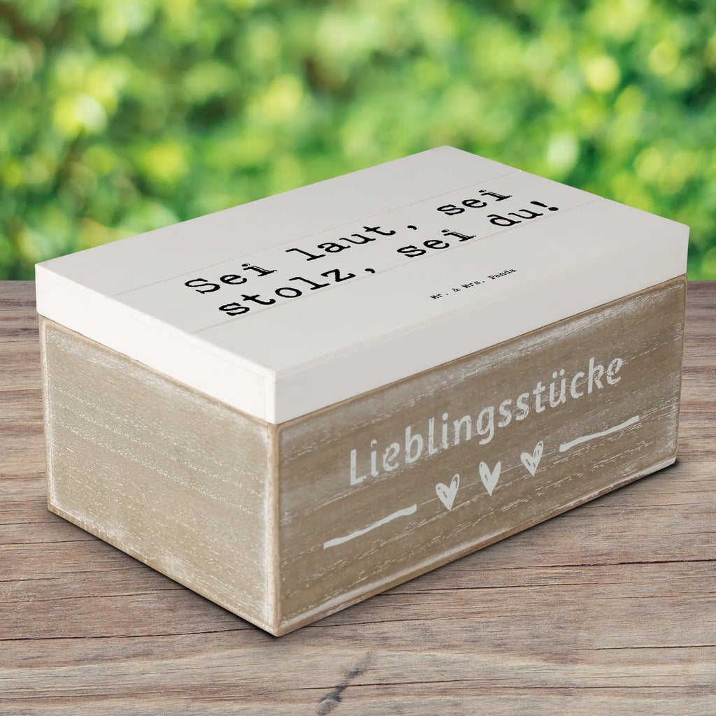 Holzkiste Spruch Sei du Mutig Holzkiste, Kiste, Schatzkiste, Truhe, Schatulle, XXL, Erinnerungsbox, Erinnerungskiste, Dekokiste, Aufbewahrungsbox, Geschenkbox, Geschenkdose