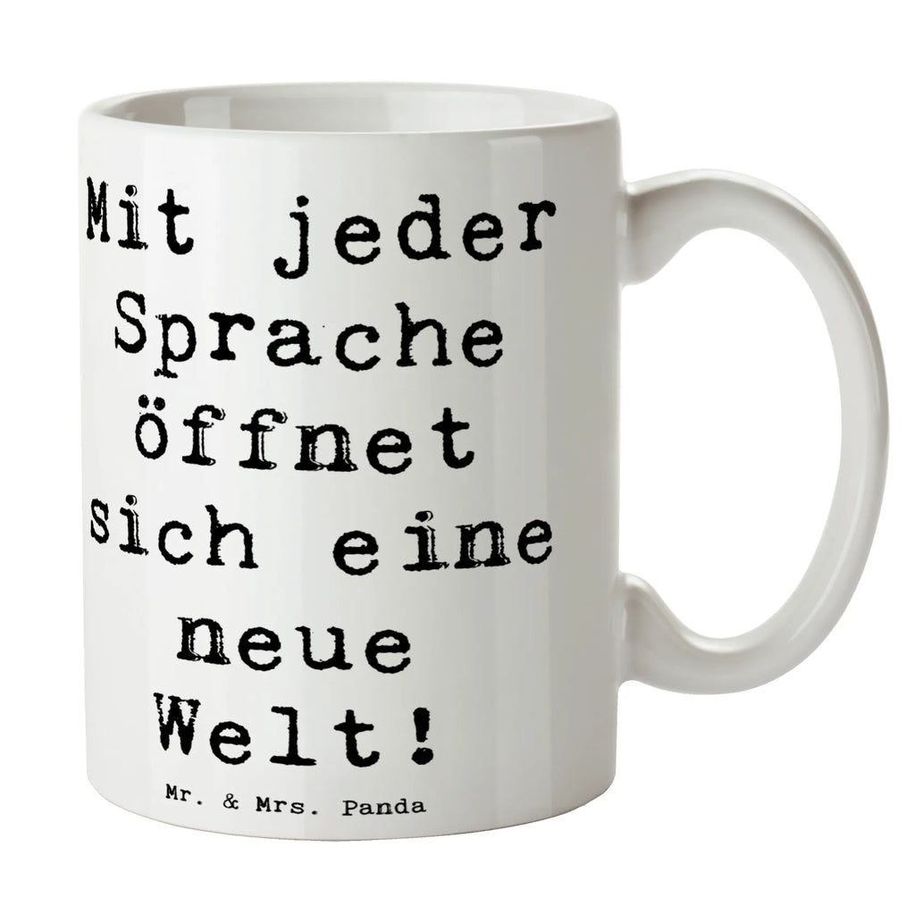 Tasse Spruch Sprachen lernen Tasse, Kaffeetasse, Teetasse, Becher, Kaffeebecher, Teebecher, Keramiktasse, Porzellantasse, Büro Tasse, Geschenk Tasse, Tasse Sprüche, Tasse Motive, Kaffeetassen, Tasse bedrucken, Designer Tasse, Cappuccino Tassen, Schöne Teetassen