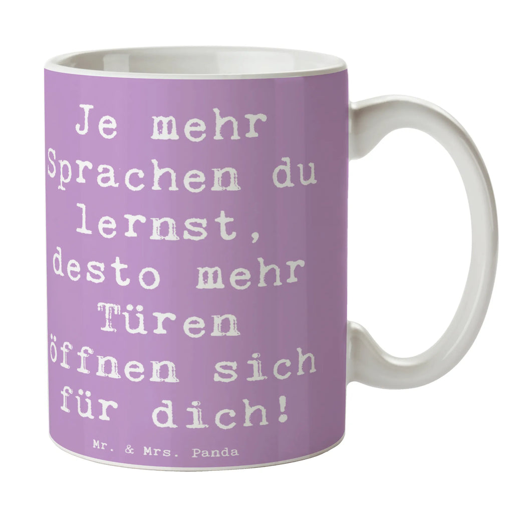 Tasse Spruch Sprachen lernen und anwenden Tasse, Kaffeetasse, Teetasse, Becher, Kaffeebecher, Teebecher, Keramiktasse, Porzellantasse, Büro Tasse, Geschenk Tasse, Tasse Sprüche, Tasse Motive, Kaffeetassen, Tasse bedrucken, Designer Tasse, Cappuccino Tassen, Schöne Teetassen