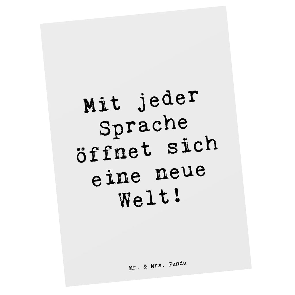 Postkarte Spruch Sprachen lernen Postkarte, Karte, Geschenkkarte, Grußkarte, Einladung, Ansichtskarte, Geburtstagskarte, Einladungskarte, Dankeskarte, Ansichtskarten, Einladung Geburtstag, Einladungskarten Geburtstag