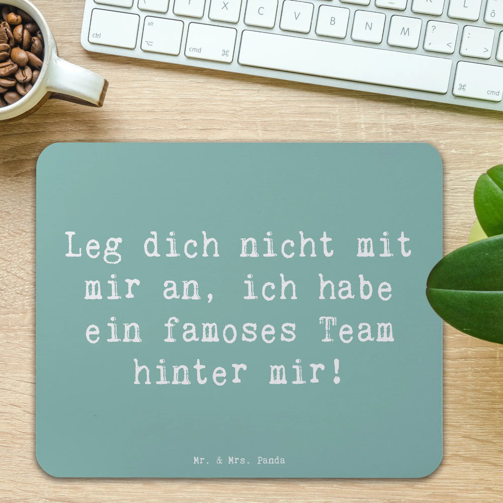 Mauspad Spruch Im Team zusammenarbeiten Mousepad, Computer zubehör, Büroausstattung, PC Zubehör, Arbeitszimmer, Mauspad, Einzigartiges Mauspad, Designer Mauspad, Mausunterlage, Mauspad Büro