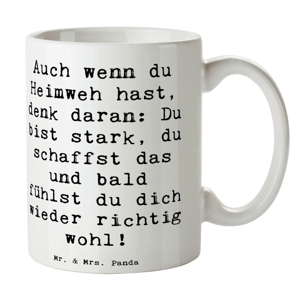 Tasse Spruch Heimweh überwinden Tasse, Kaffeetasse, Teetasse, Becher, Kaffeebecher, Teebecher, Keramiktasse, Porzellantasse, Büro Tasse, Geschenk Tasse, Tasse Sprüche, Tasse Motive, Kaffeetassen, Tasse bedrucken, Designer Tasse, Cappuccino Tassen, Schöne Teetassen